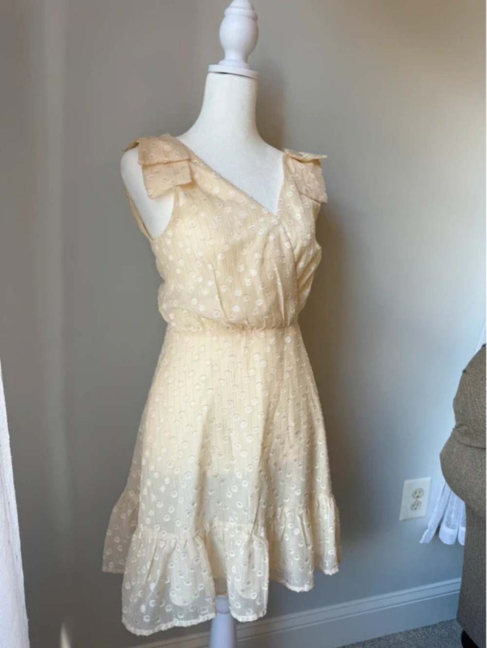 Altar’d State Ivory Dotted Sundress - NWT - Size S
